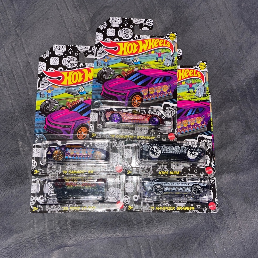 Hot Wheels 2021 Halloween- Day of the DEAD - Set Of 5